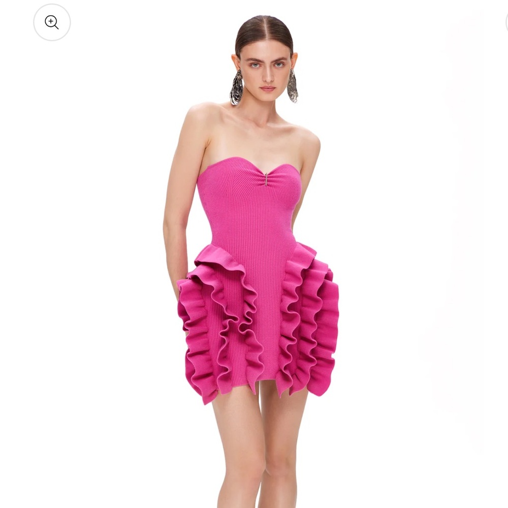 KOROBEYNIKOV KNITTED COUTURE MINI DRESS